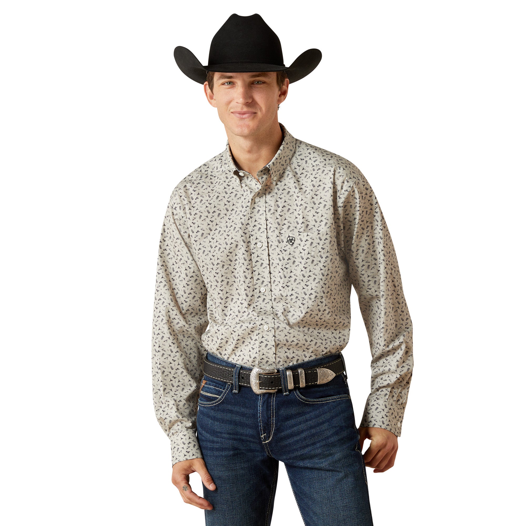 Ariat Men's Wrinkle Free Charles Classic Fit Button Down Shirt
