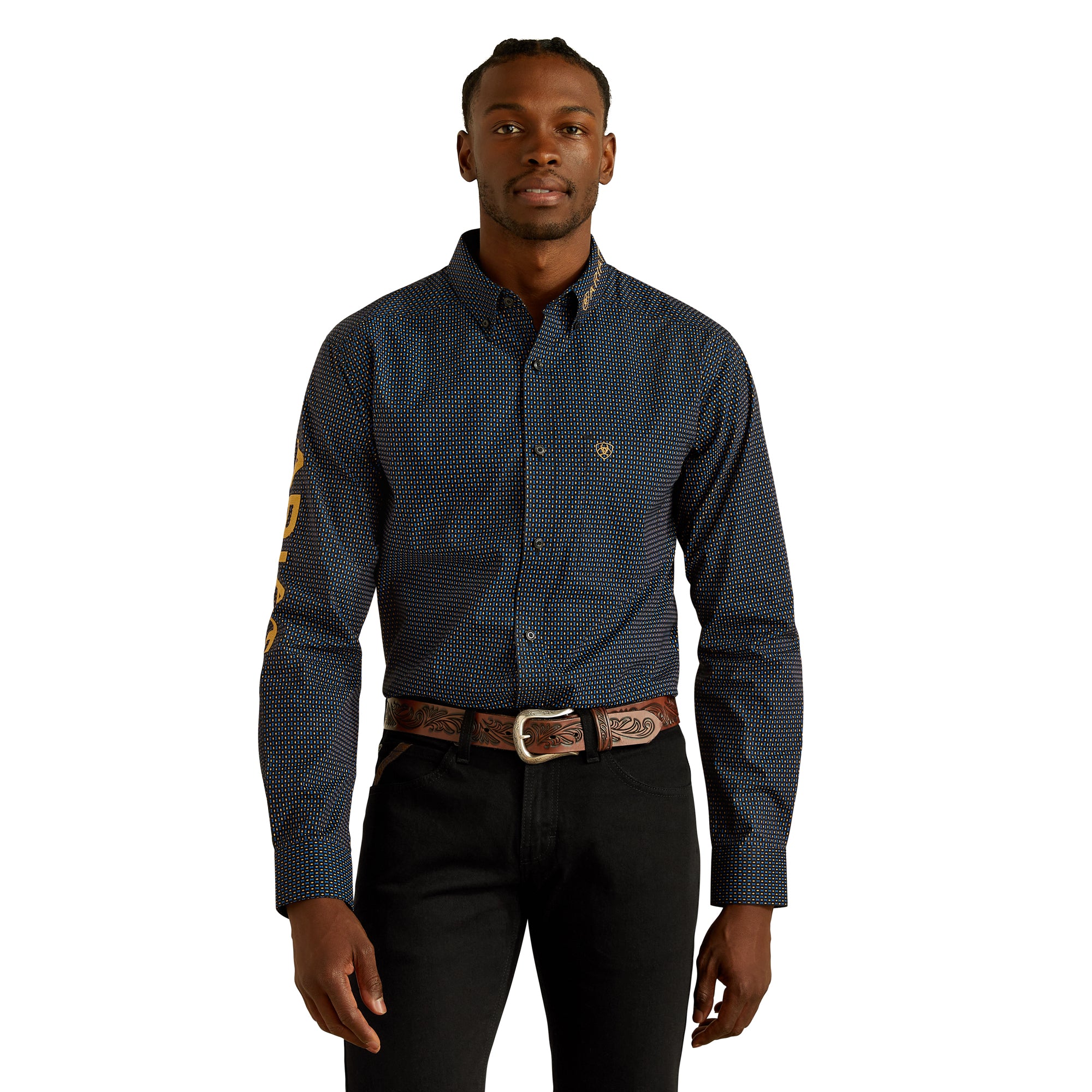 Ariat Men's Team Portland Fitted Button Down Shirt
