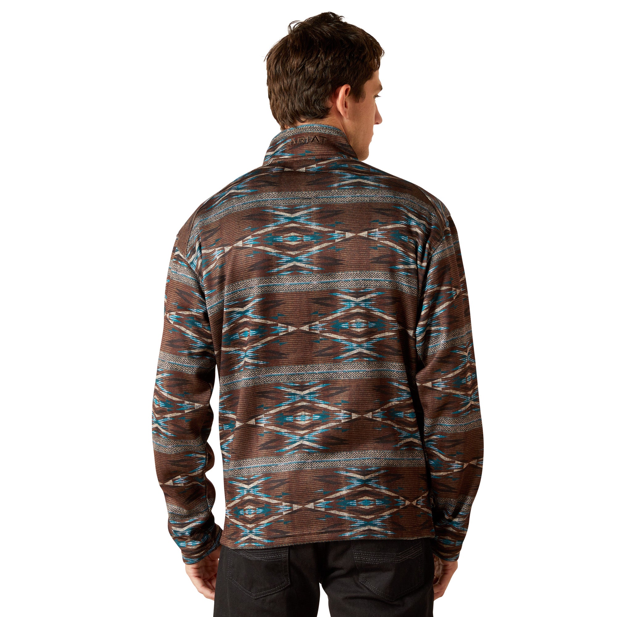 Ariat Men's Caldwell Logo 1/4 Zip Sweater