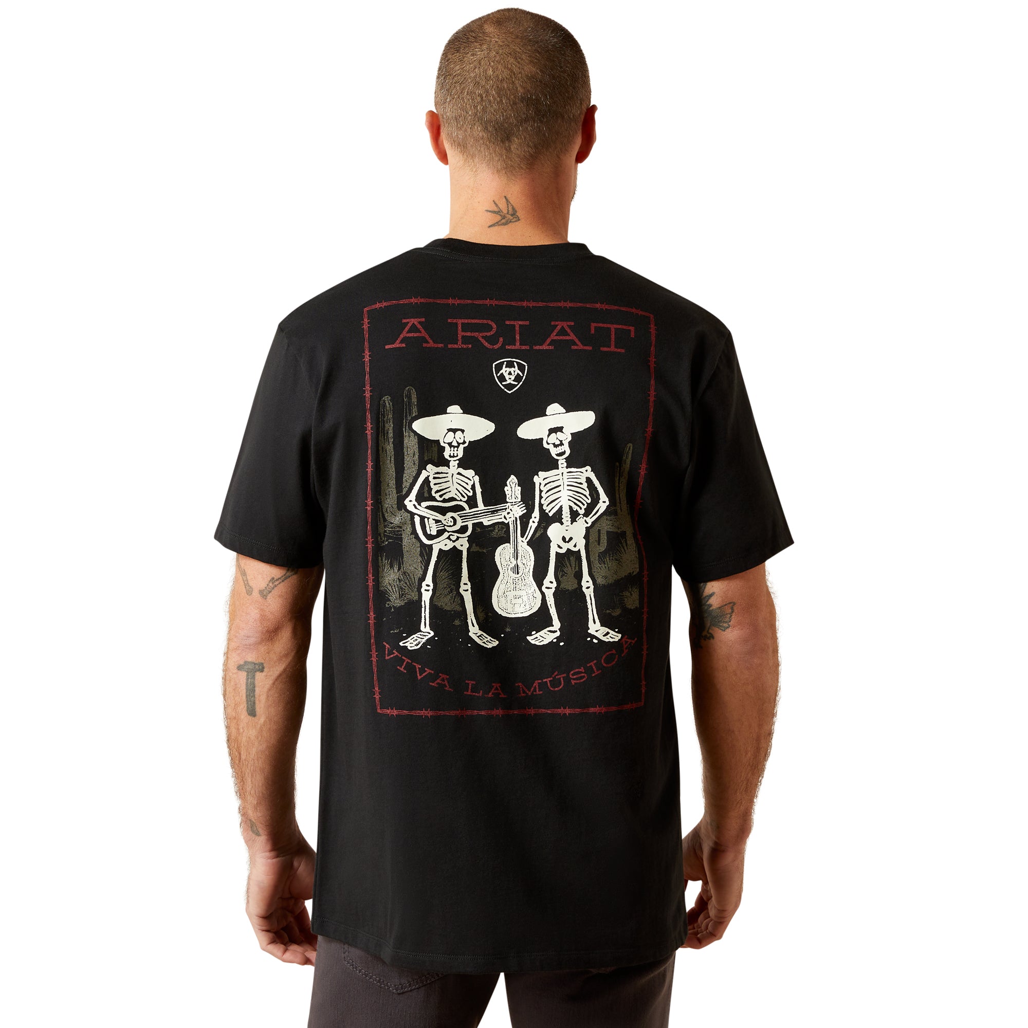 Ariat Men's Black Grateful Muertos Tee 10065895