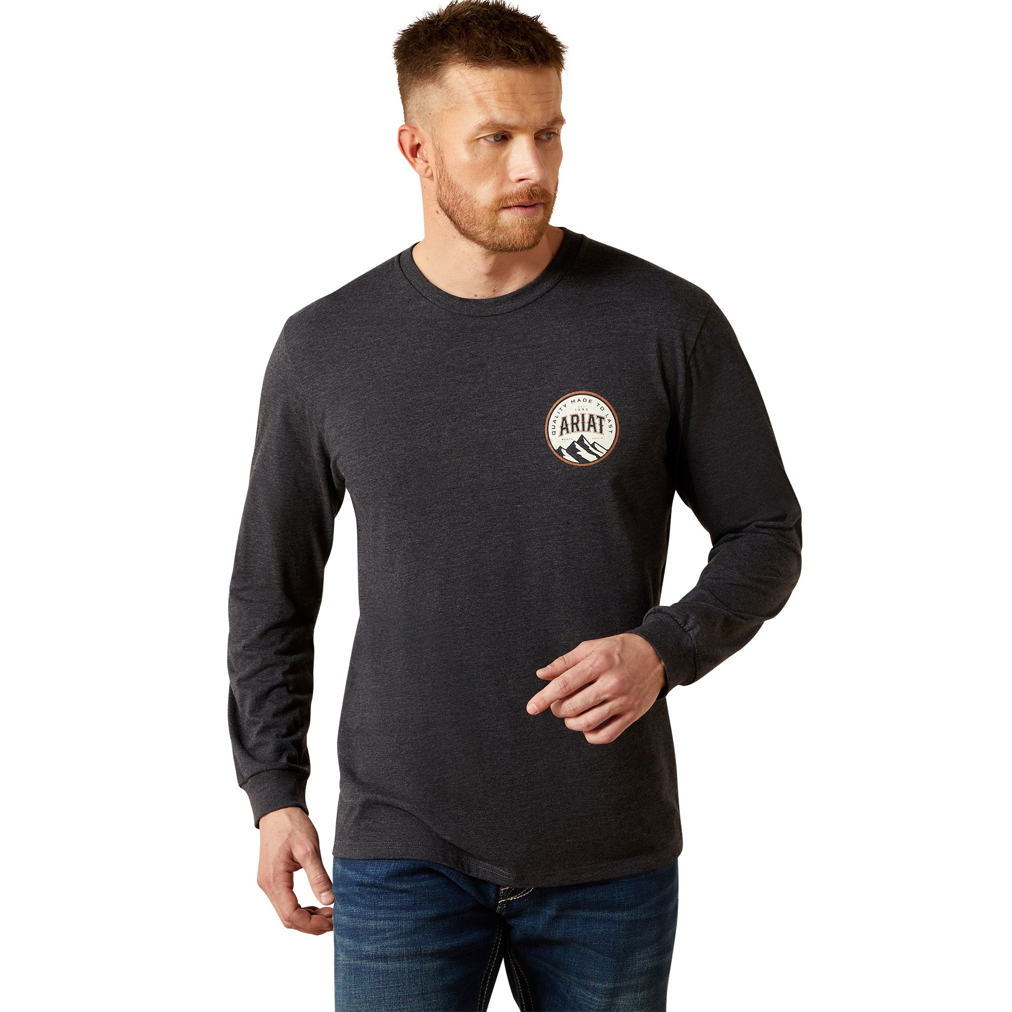 Ariat Men's Charcoal Heather Circle A Tee 10065903