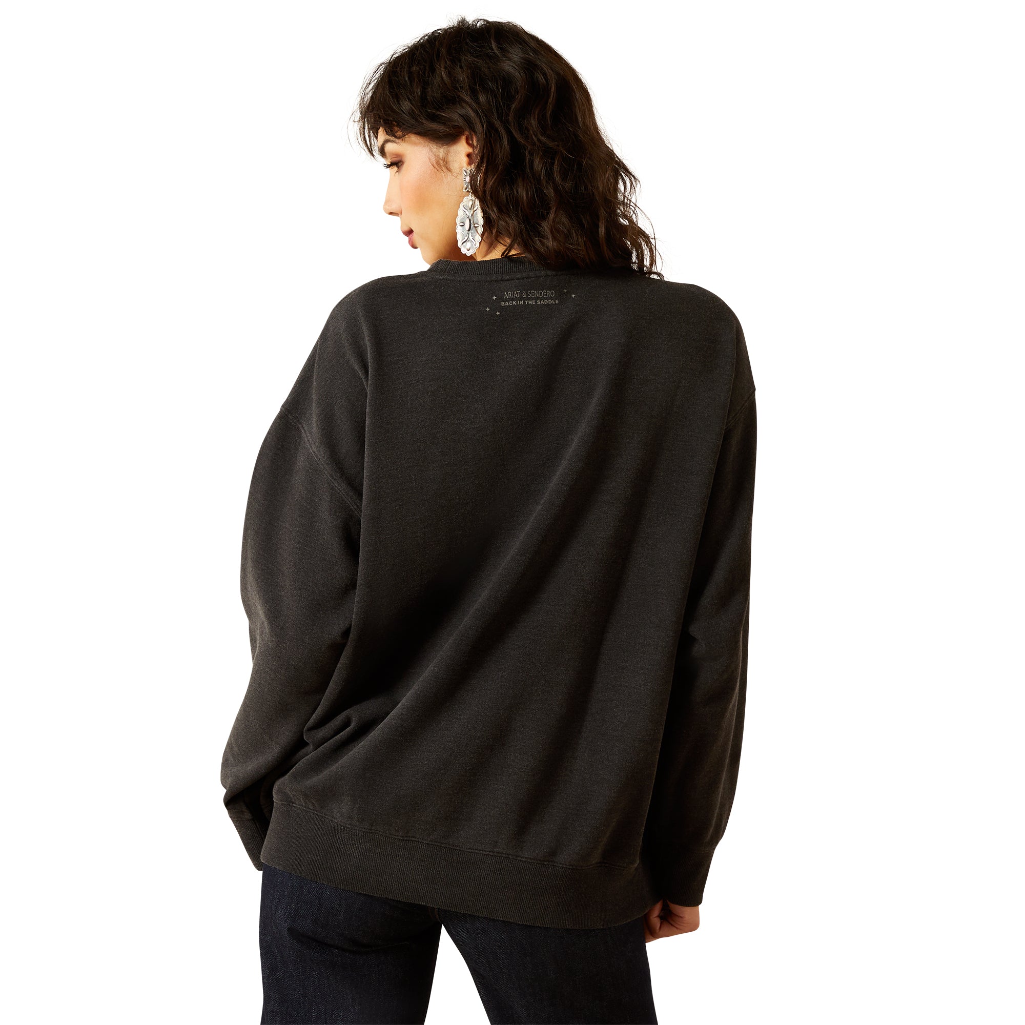 Ariat Women's Black Oversize Sendero When Life Gives You Agaves Sweatshirt 10062829