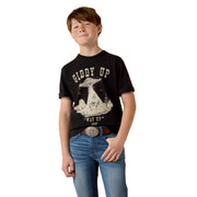Ariat Boy's Black Cowboy Way Up T-Shirt 10079497