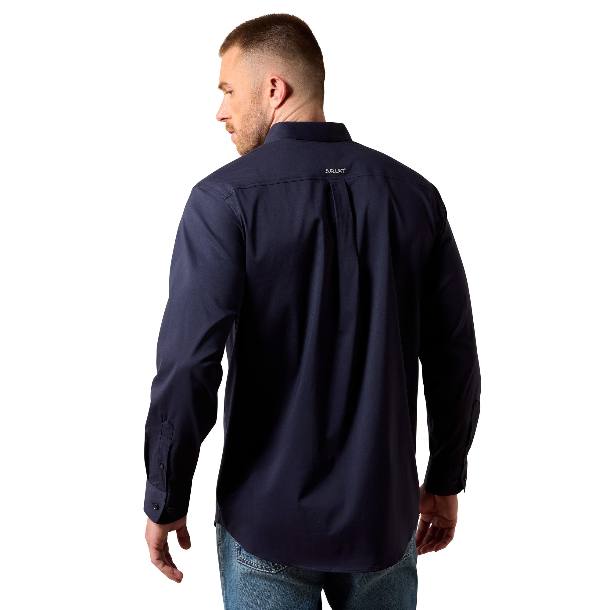 Ariat Men's Navy Everything Classic Fit Button Down Shirt 10079265
