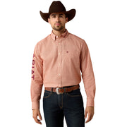 Ariat Men's Ketchup Multi Geo Print Team Dixon Classic Fit Button Down Shirt 10079372