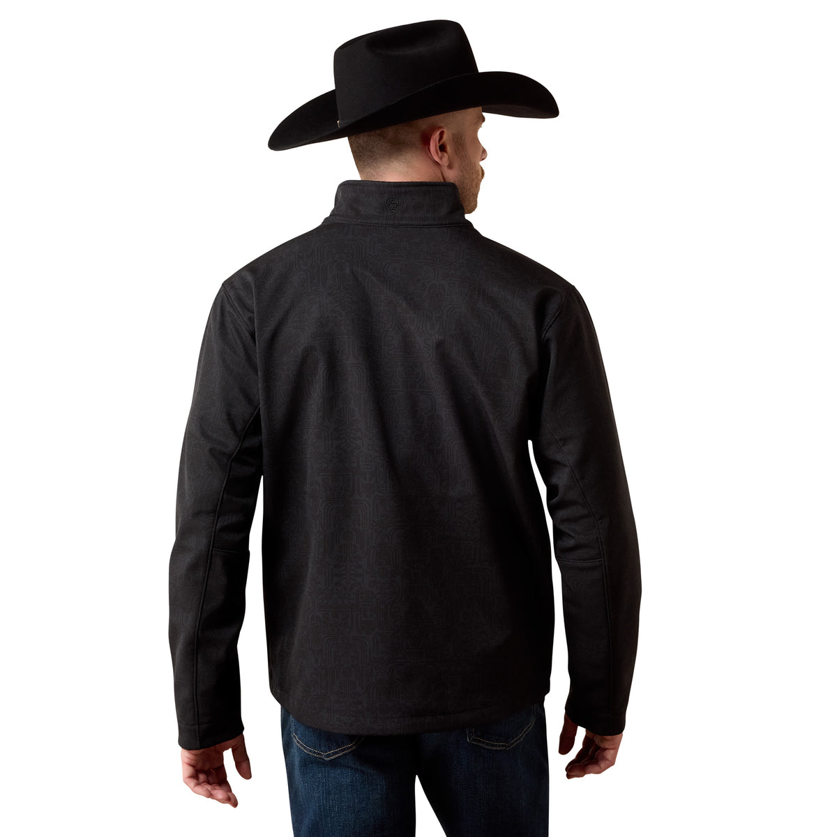 Ariat Men's Black Chest Logo Softshell Jacket 10079491