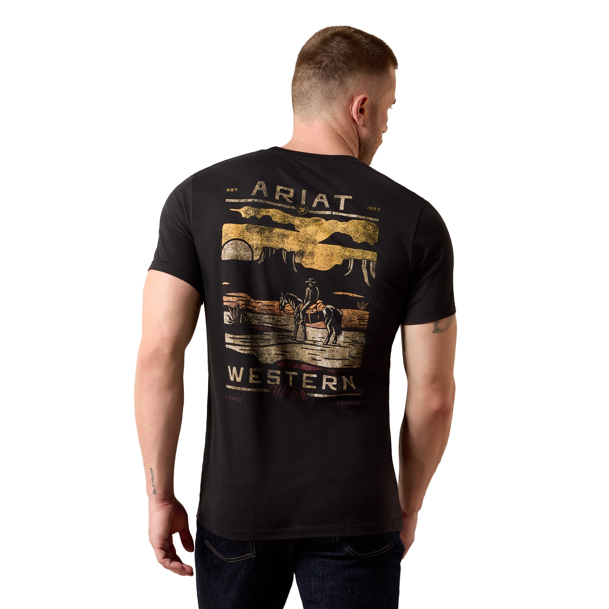 Ariat Men's Black Monument Gaucho T-Shirt 10079502