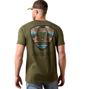 Ariat Men's Green Rust Serape Shield T-Shirt 10079616