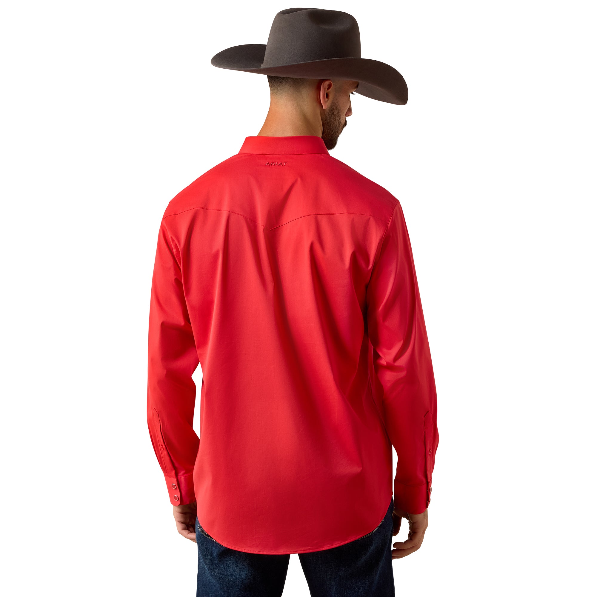 Ariat Men's Scarlet Red Everything Classic Fit Snap Front Shirt 10079765