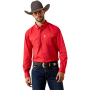 Ariat Men's Scarlet Red Everything Classic Fit Snap Front Shirt 10079765