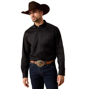 Ariat Men's Black Standard Twill Classic Fit Button Down Shirt 10080901
