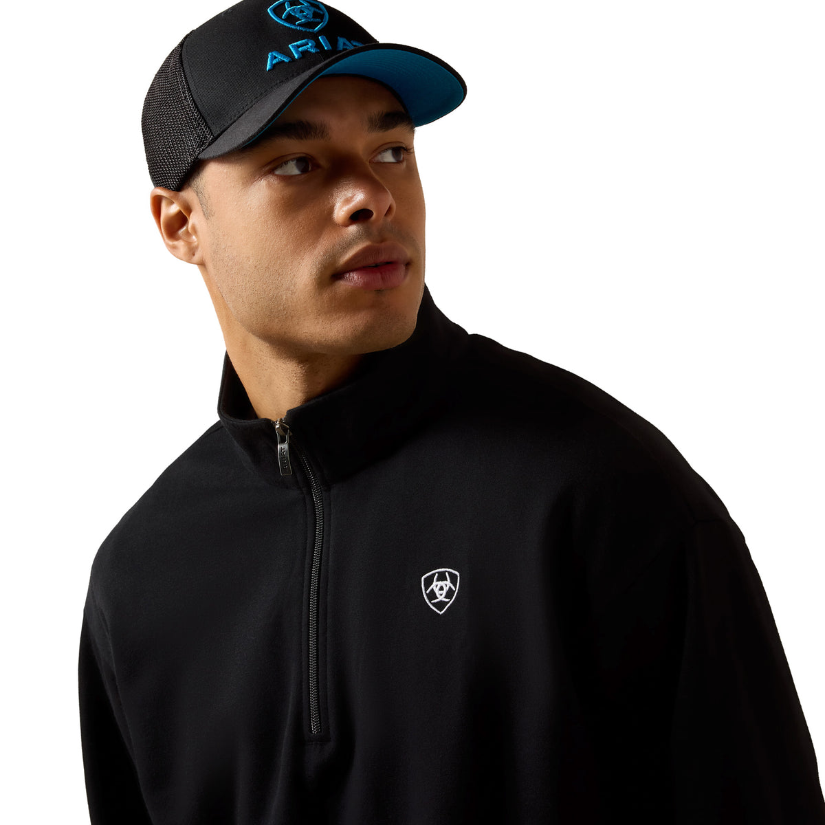 Ariat Men's Black 1/4 Zip Sweatshirt 10085374