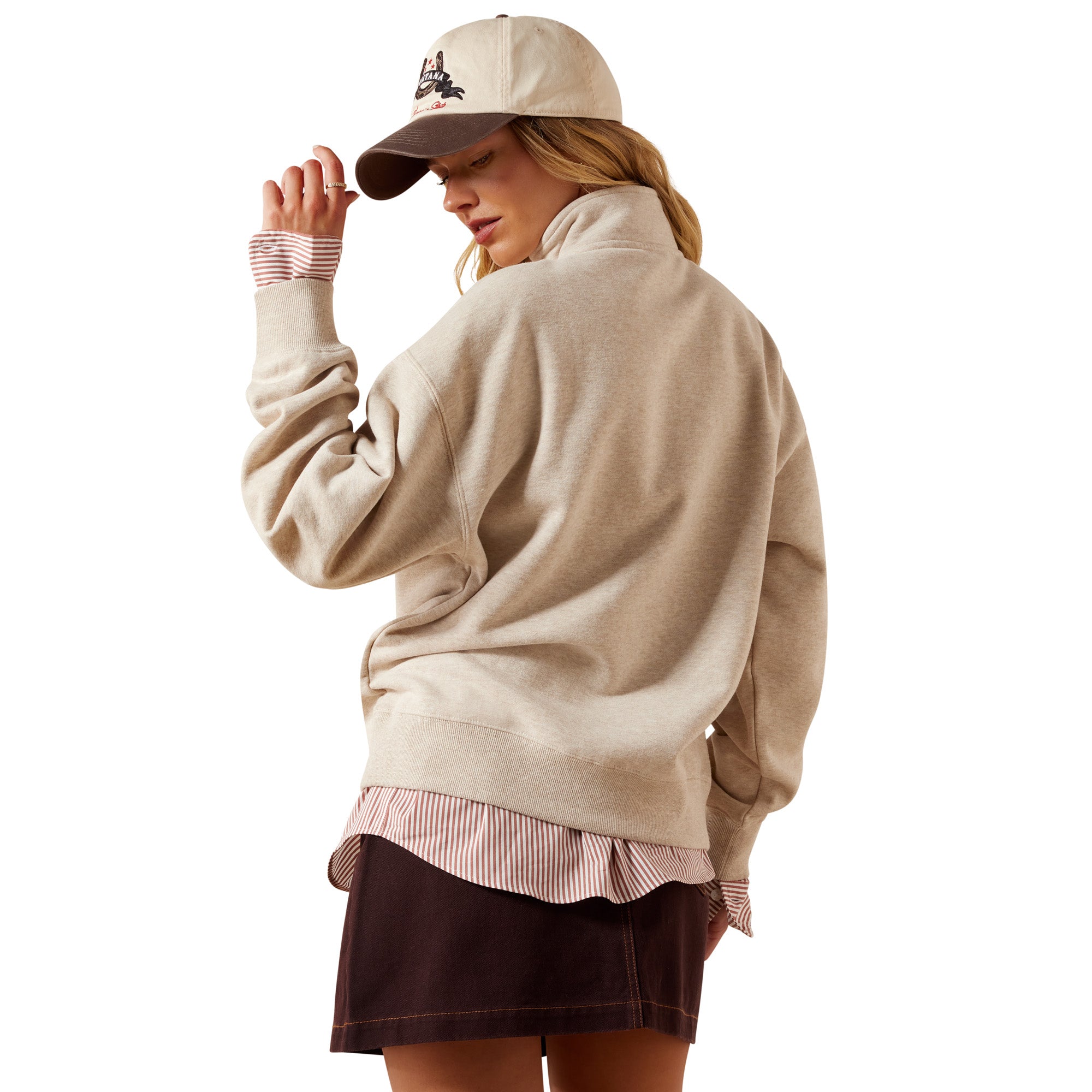 Ariat Women's Running Wild 1/2 Zip Sweatshirt 10079255