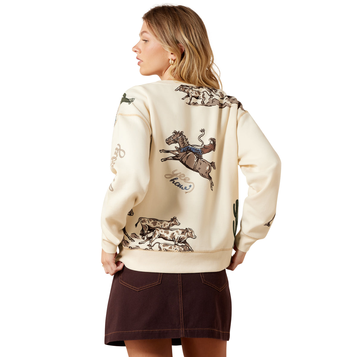 Ariat Women's Parchment Rancher Sweatshirt 10079307