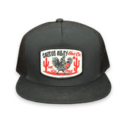 Cactus Alley Black "Featha Steppa" Cap 6006BLK-P244