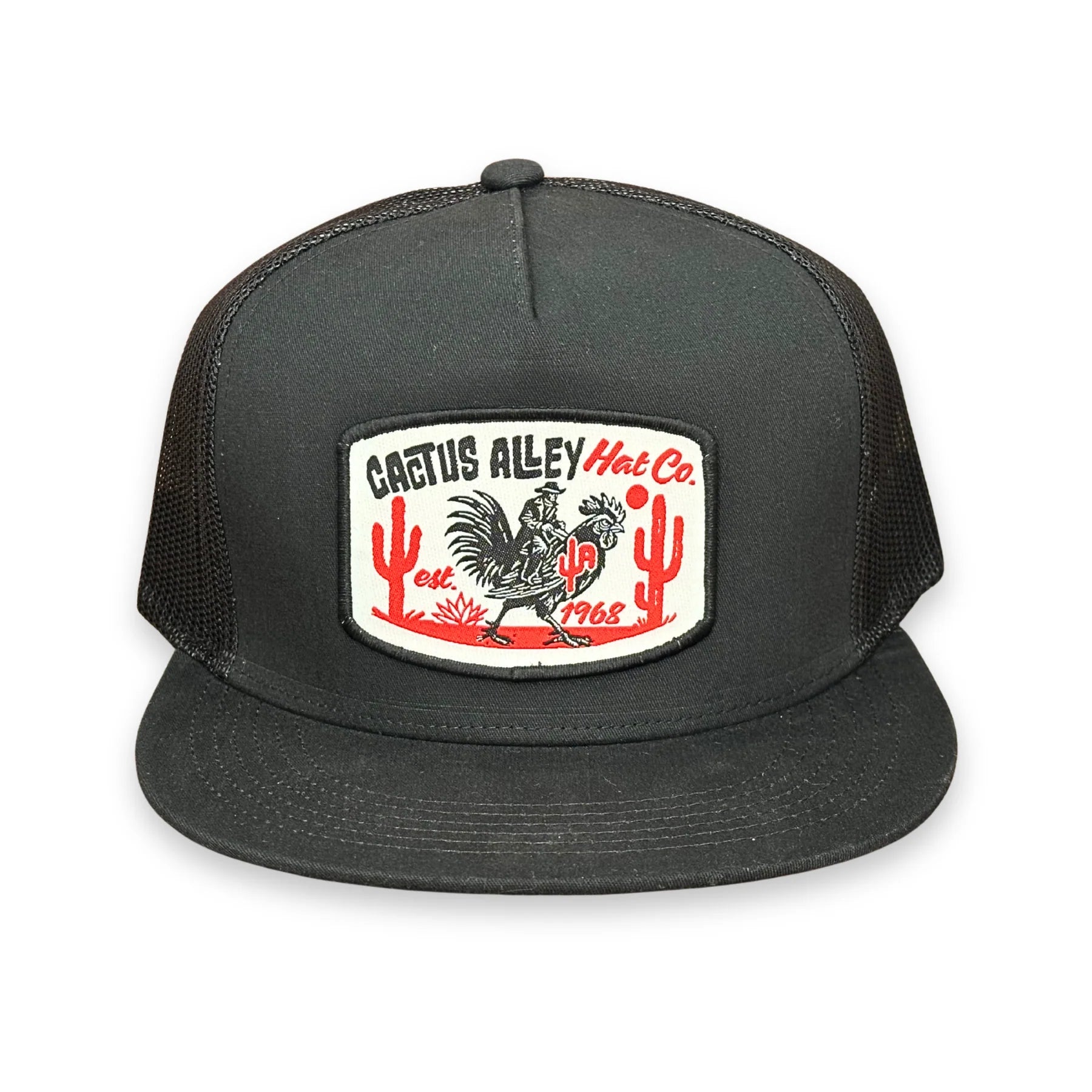 Cactus Alley Black "Featha Steppa" Cap 6006BLK-P244
