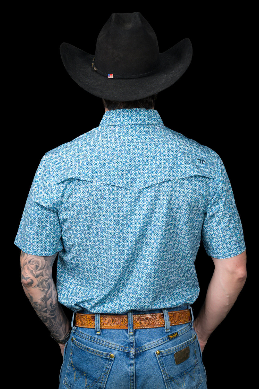 Ferrell The Clint Short Sleeve Pearl Snap Shirt FPS1026106
