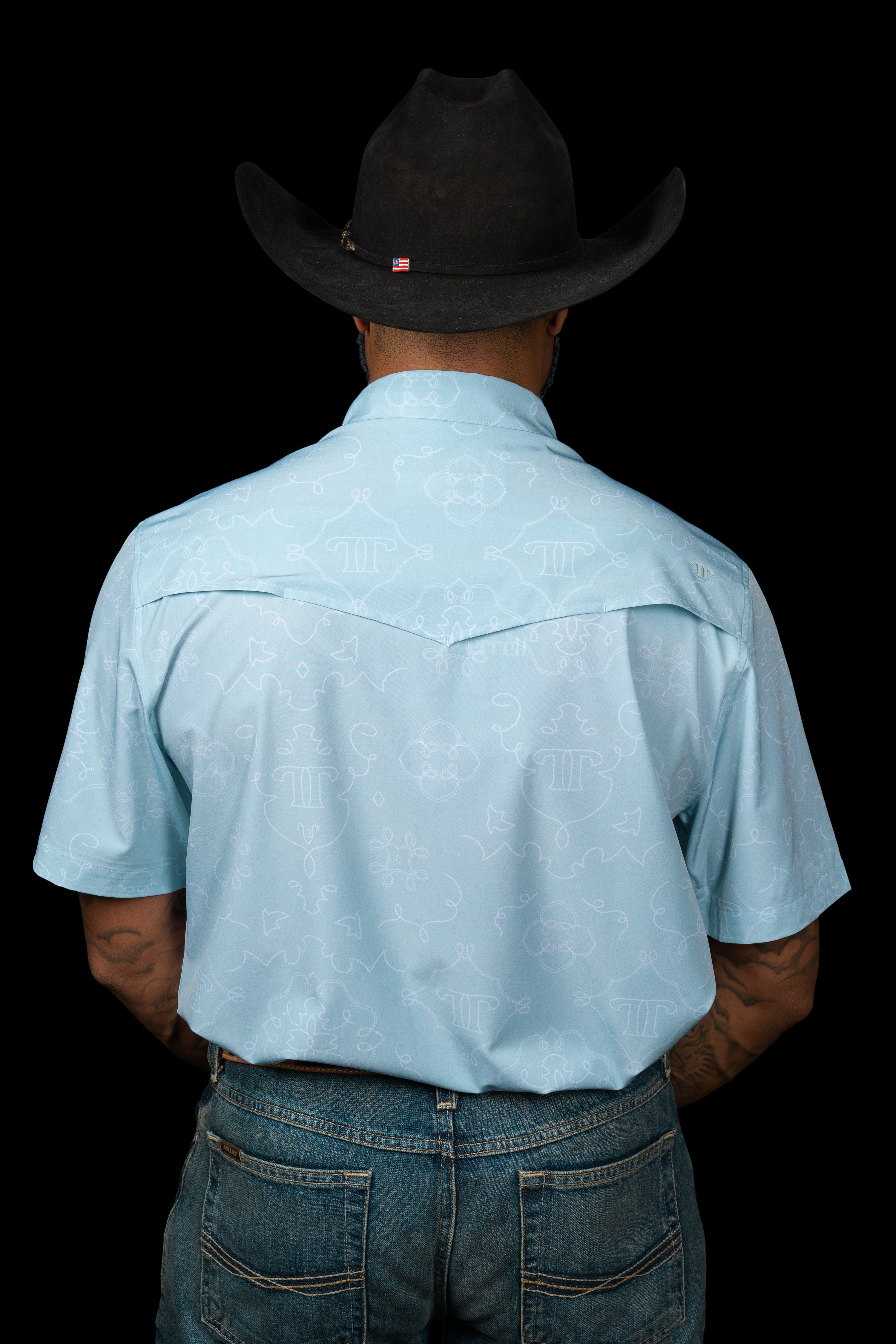 Ferrell Men's The Carson Grey Green Short Sleeve Shirt FPS1026120