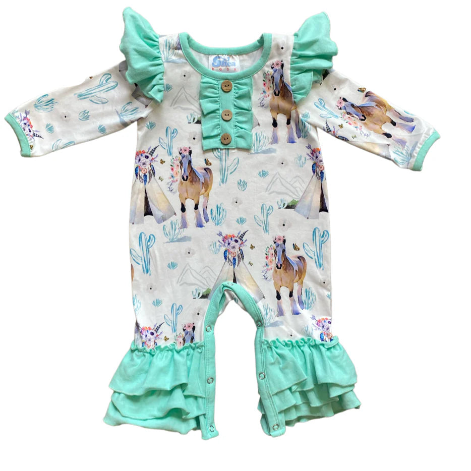 Shea Baby Infant/Toddler Girl's Teepee Romper