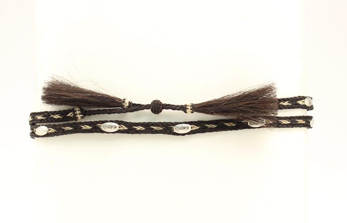 M&F Western Products 3 Strand Horsehair Hatband
