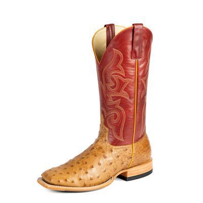 Horse Power Men's Antique Saddle Ostrich Boot HP8076