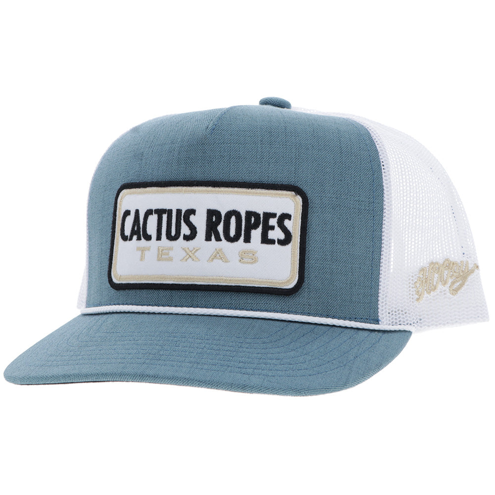 Cactus Ropes Blue and White Trucker Cap CR117