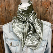 Rodeo Drive Sage Paisley Wild Rag WR3413