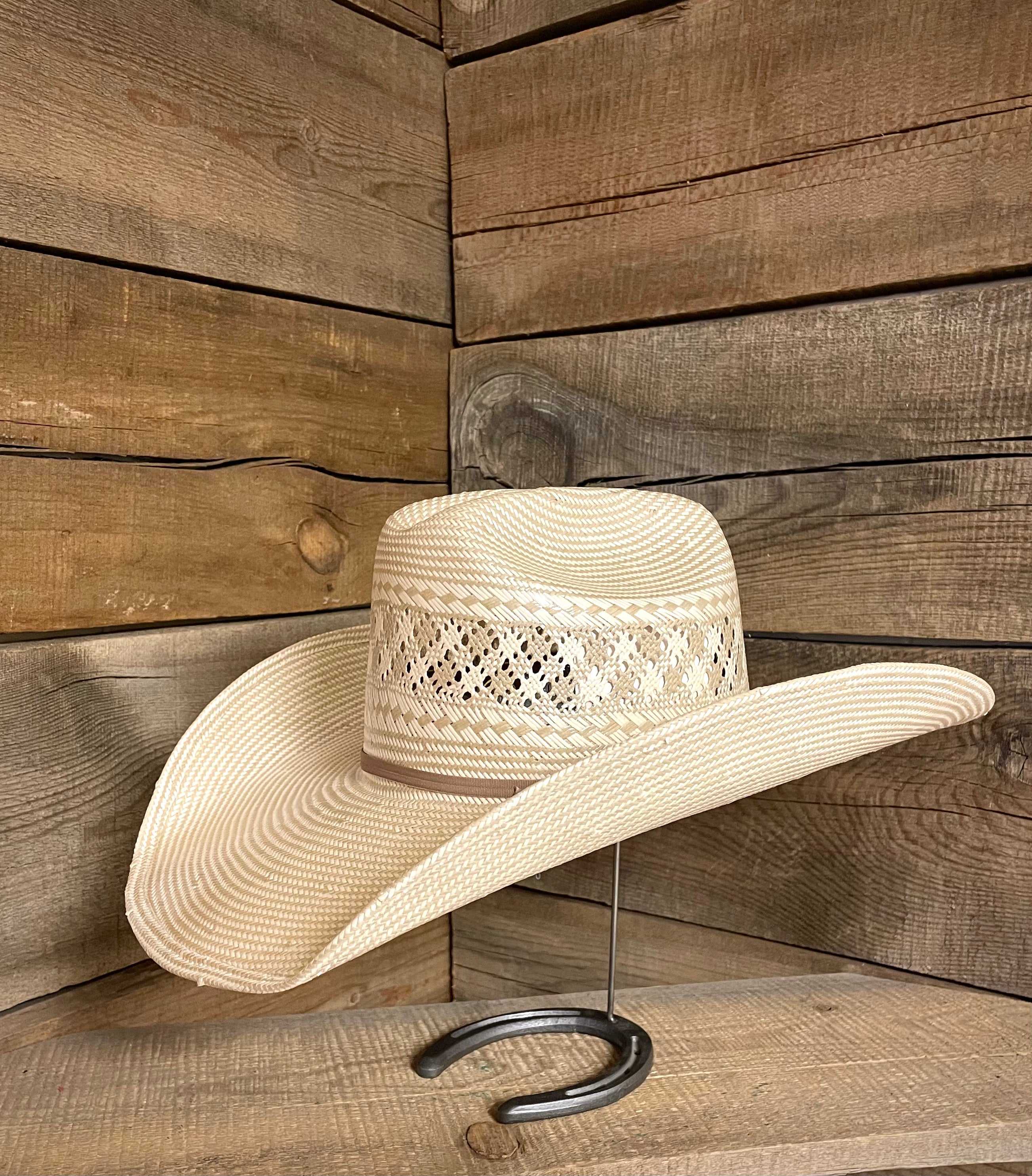 American 1011 4 1/2" Shaped Straw Hat