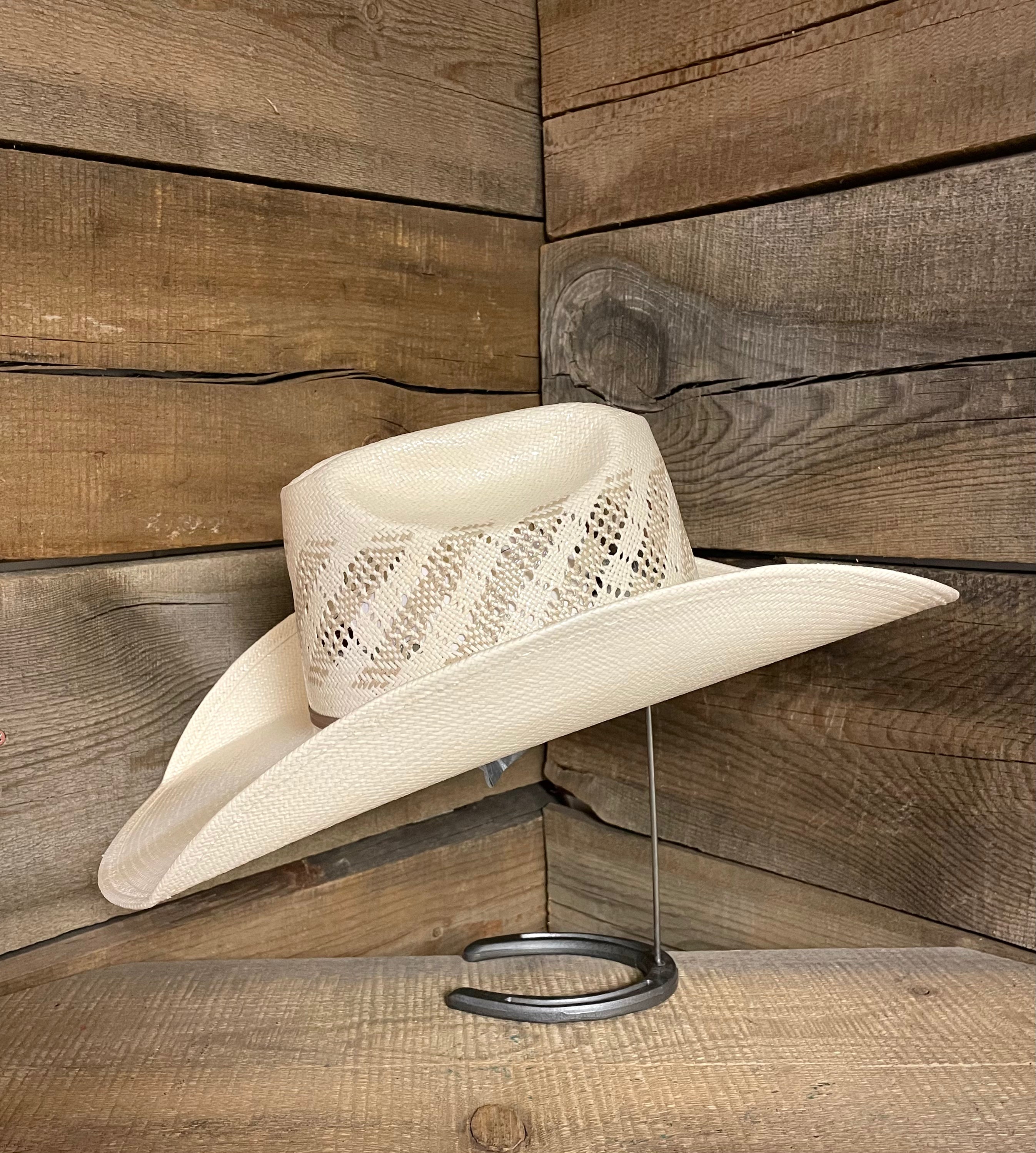 American 6300 4 1/4" Shaped Straw Hat