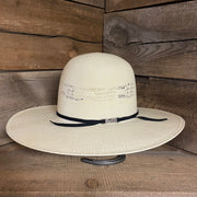 American 650 4 1/4" Open Crown Straw Hat
