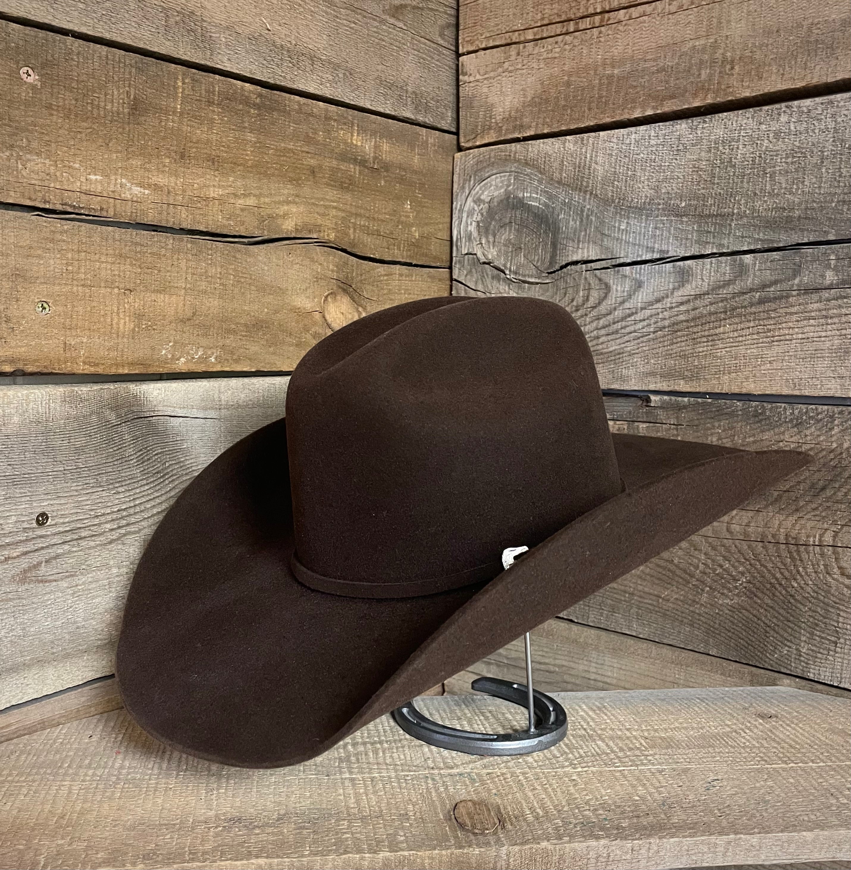Serratelli 6X Chocolate Beaumont Felt Cowboy Hat