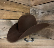 Serratelli 6X Chocolate Beaumont Open Crown Felt Hat