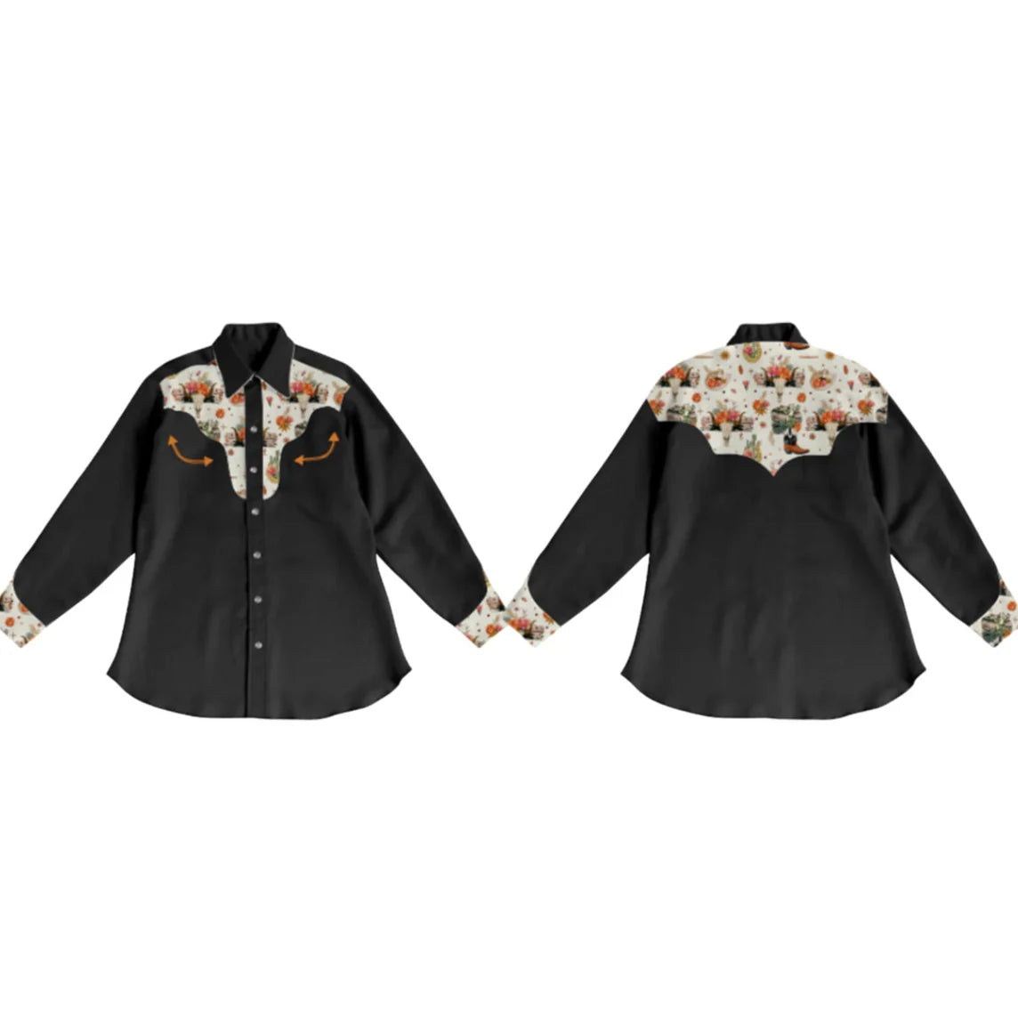 Shea Baby Infant/Toddler Girl's Vintage Snap Front Shirt
