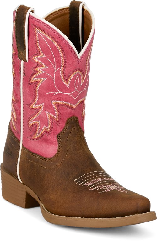 Justin Kid's Brown Water Buffalo Whinny Junior Boot JK2796