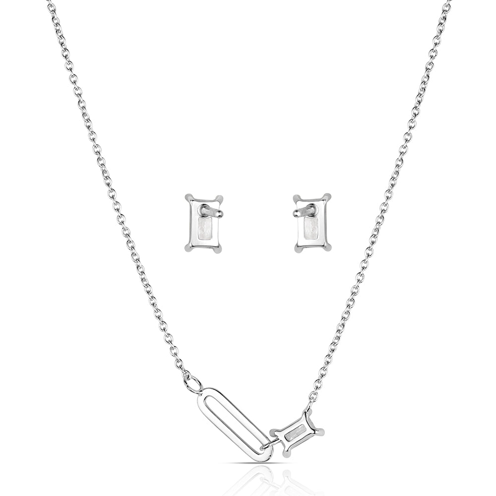 Montana Silversmiths Modern Muse Crystal Jewelry Set JS6624