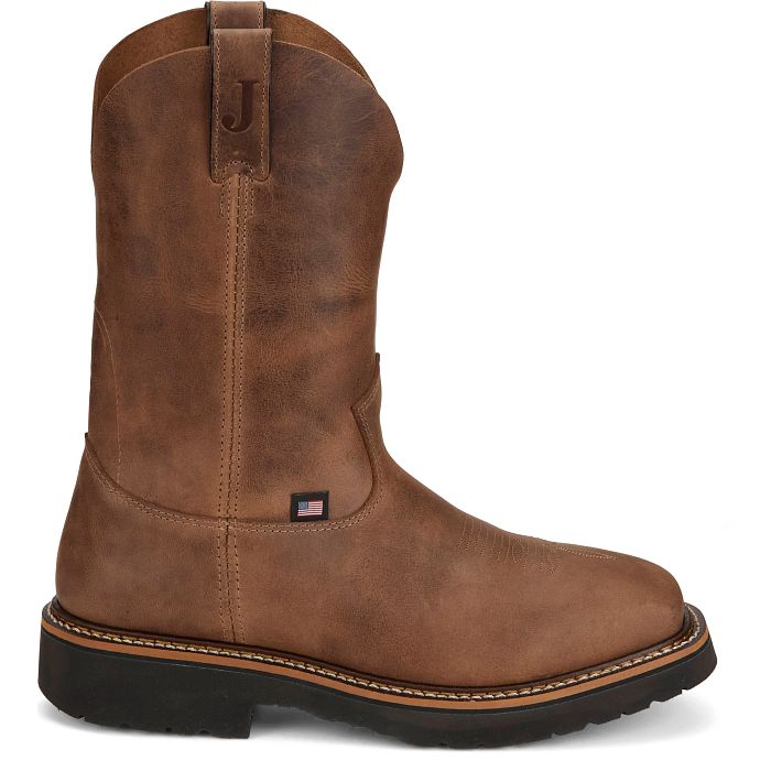 Justin Men's Walnut Ames Work Boot HL4222