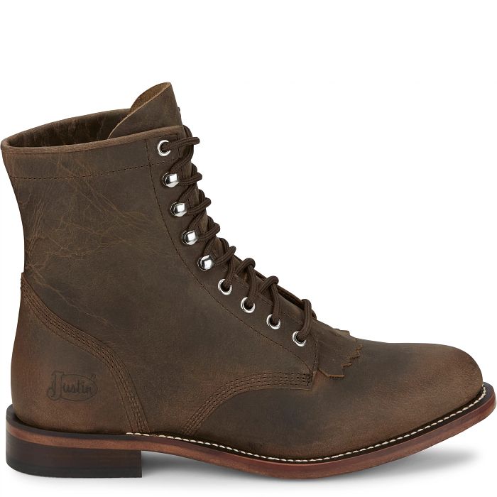 Justin Men's Drenna Lace Up Roper Boot