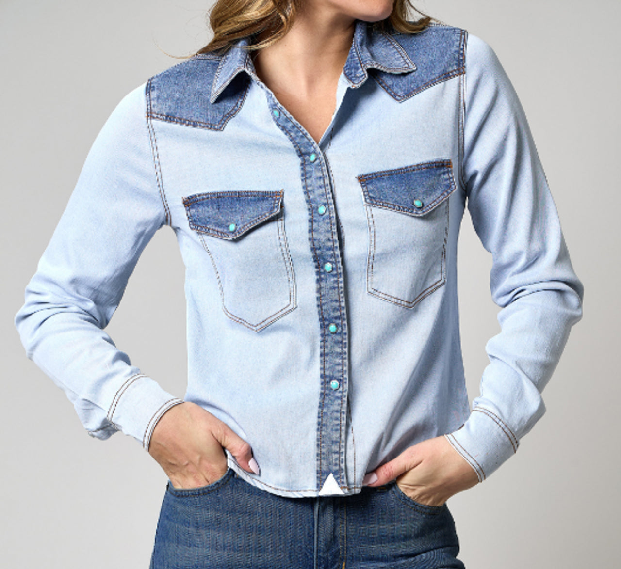 Kimes Ranch Women's Rayna Denim Shirt
