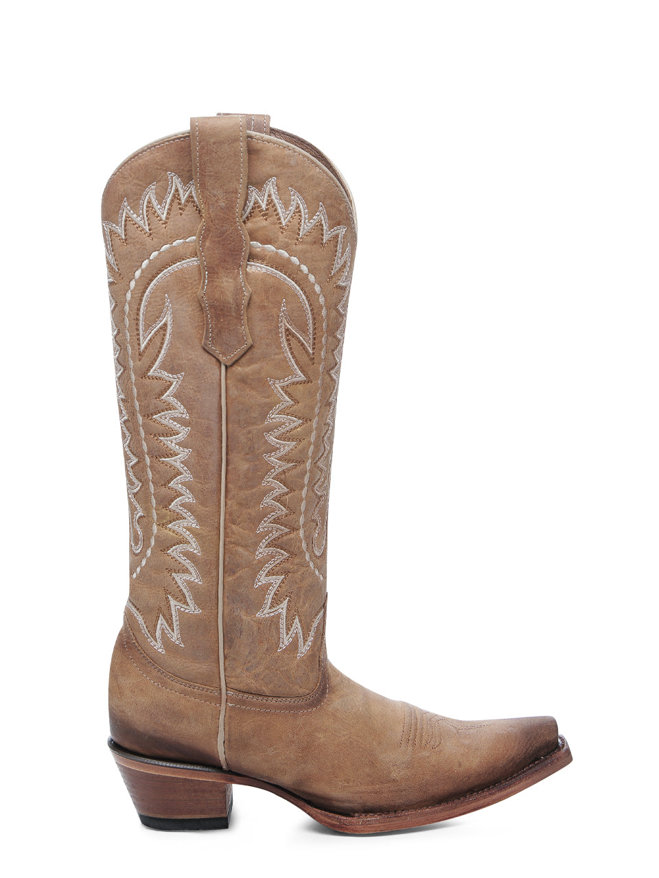 Circle G Women's Tan Snip Toe Boot L6277