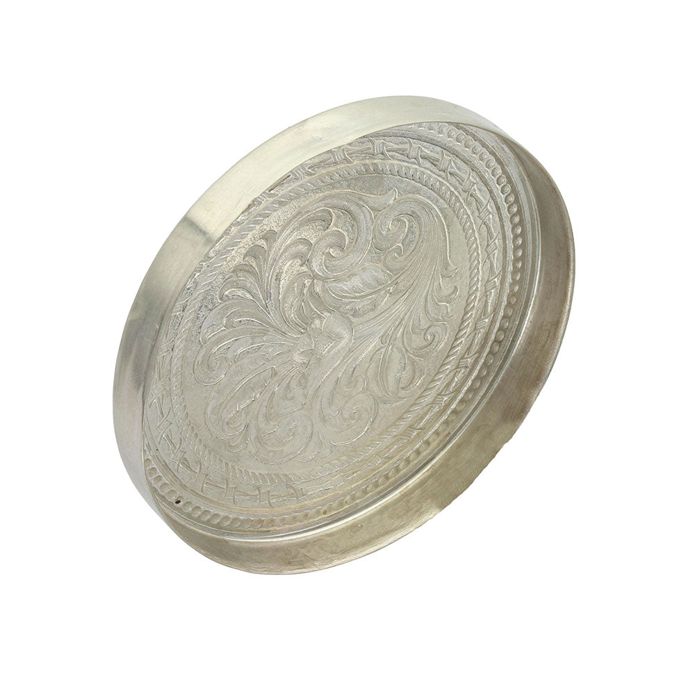 Montana Silversmiths New Traditions Stars and Barbed Wire Snuff Lid with Bull Rider Figure LID8-646