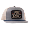 Lazy J Chambray/ Tan Aztec Cap LTBLWHT4-FL-BLK