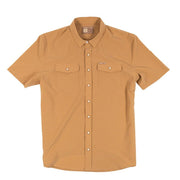 Lazy J Men's Airflow Tan Short Sleeve Shirt  LJPS-2504