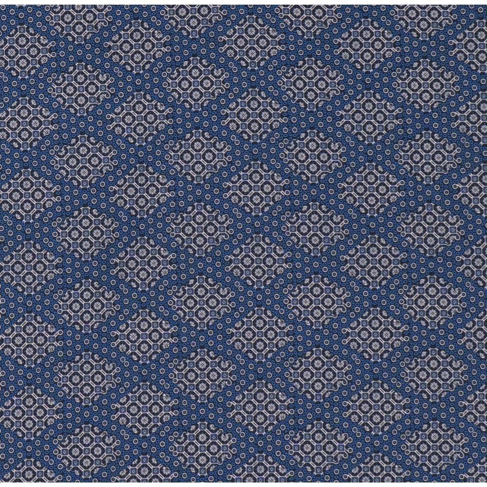 Lazy J Men's Navy Print Performance Polo LJ-2557