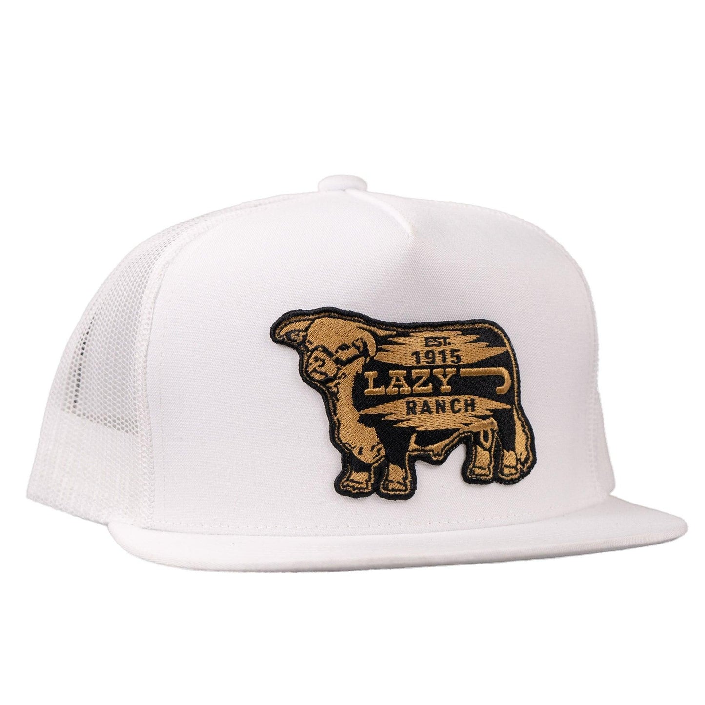 Lazy J Youth White Gold Rush Cap YTHWHT-GLDRSH