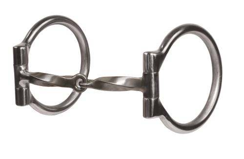 Professional's Choice Fixed D-Ring Slow Twist Snaffle Bit EQB-831