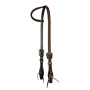 Professional's Choice Chocolate Roughout One Ear Headstall 5031CRO-R