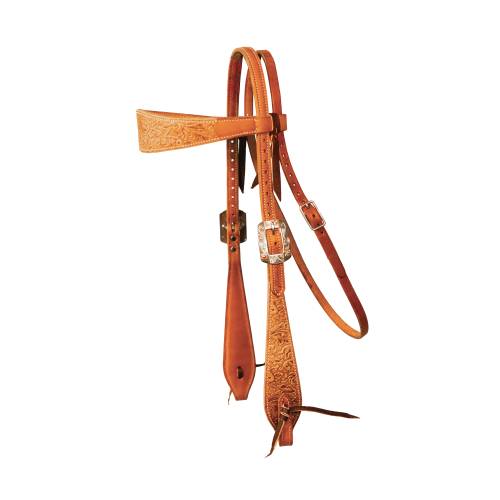 Professional's Choice Swell Cheek Natural Floral Browband Headstall 5149FLR