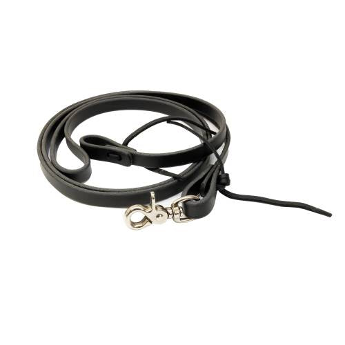 Professional's Choice 5/8" Latigo Roping Reins 7091BLA