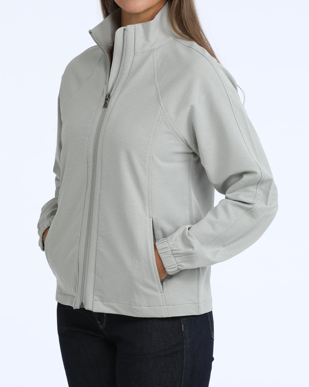 Cinch Women's Grey Essentials Zip Jacket MAJ7922001