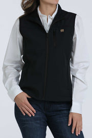 Cinch Women's Black Windproof Vest MAV9922001 C3